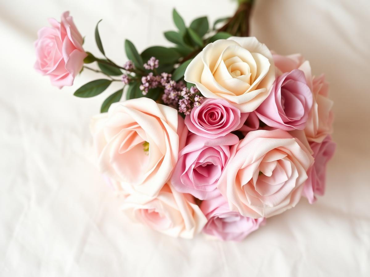 Silk floral arrangement